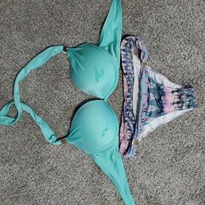 Victorias secret swim suit with Very Sexy push up top